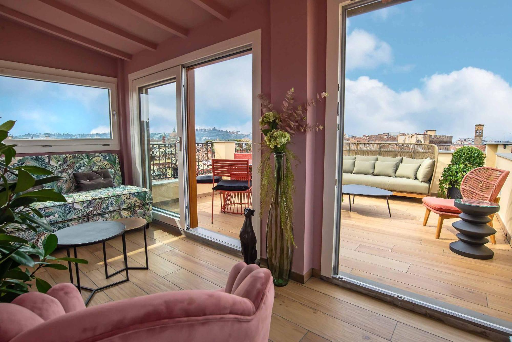 Apartment Acciaiuoli Penthouse Terrace View Florence