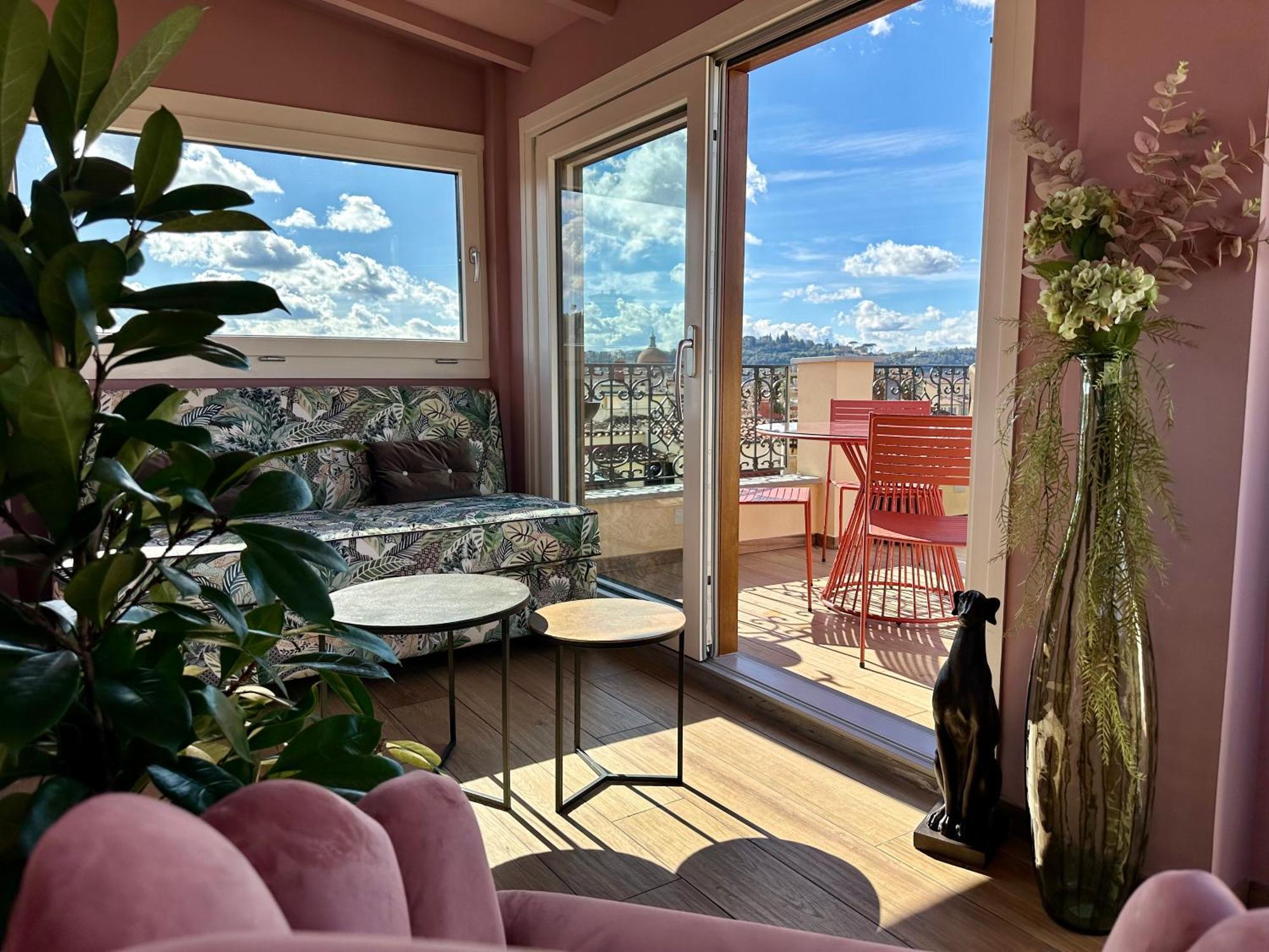 Acciaiuoli Penthouse Terrace View Florence